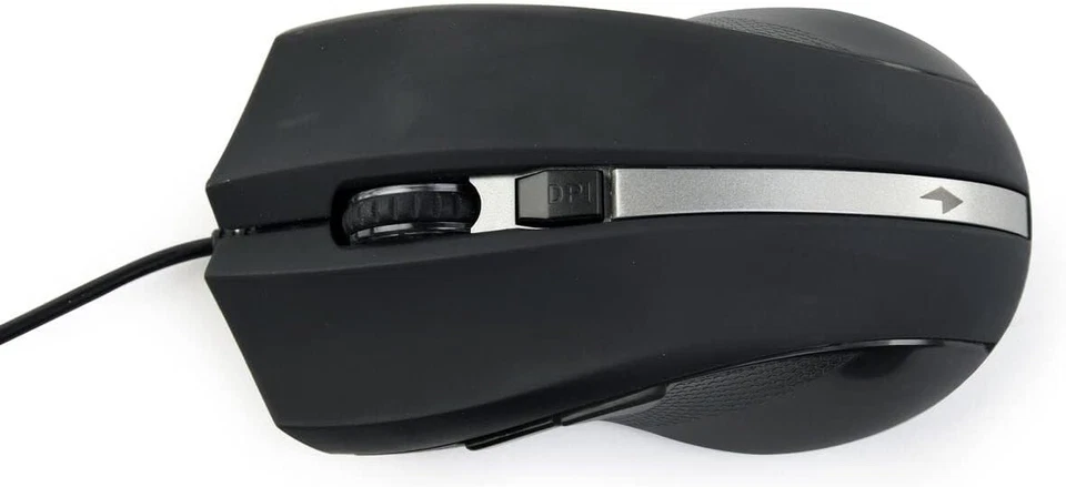 Gembird MYSZ MUS-GU-02 USB G-Laser 2400DPI 6-PRZYCISKóW Czarna - Image 3 of 4