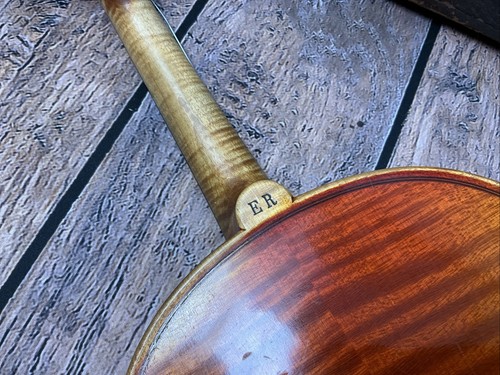 Antique Violin Eduard Reichert Dresden Tone Violin Style IV no 19 Dodd Bow Case - Picture 12 of 24