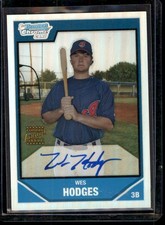 2007 Bowman Chrome #BC241 Wes Hodges Prospects Refractors #/500