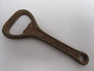 (ref288B) Vintage Bottle Opener J&C Moore Glasgow