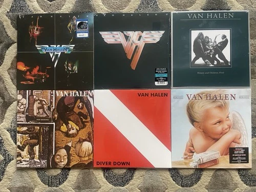 Van Halen First Six Albums New Sealed 180gm