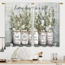 Green Leaves Eucalyptus 27.5"W x 39"L Pack of 2 A4 Green Botanical