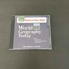 Holt World Geography Today PC Windows Macintosh Student Edition CD ROM Brand New