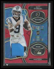 2022 Select Matt Corral Draft Selections Memorabilia Red Prizm #DS-3 MEM RC