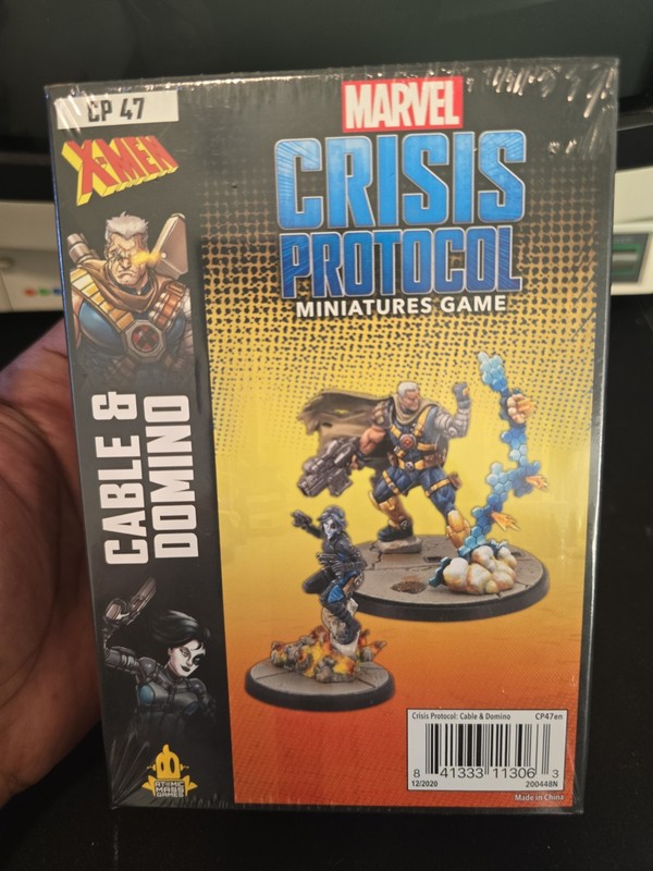 Marvel Crisis Protocol Cable and Domino Set CP47 Brand New Sealed Excellent Cond