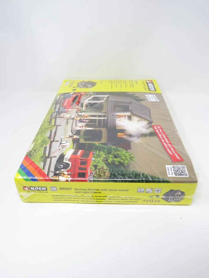 Noch HO 66507 Burning Brothel Lighted LED Fire Effect Sound Figures Limited Ed. - Image 3 of 4