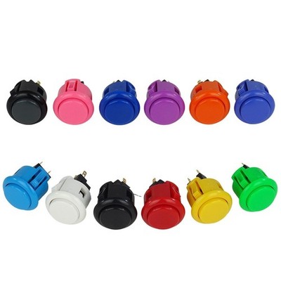 Sanwa OBSF 24 Original 24mm Snap In Arcade Druckknopf MAME Arcade1UP Fightstick