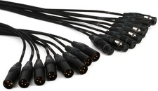 Mogami Gold 8 XLR-XLR 8-channel XLR Male to XLR Female Snake - 5'