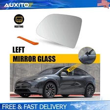 left Driver Side Heated Mirror Glass for Tesla Model Y 2020- 2024 2025 Rearview