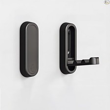 Foldable Towel Hooks for Bathroom 2 Pack, Color: Matte Black