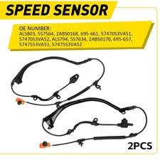 2pcs Rear Abs Wheel Speed Sensors Lh Rh Fit Acura Mdx 2001-2006 Oe 57470s3va52 2pcs Rear Abs Wheel Speed Sensors Lh Rh Fit Acura Mdx 2001-2006 Oe 57470s3va52