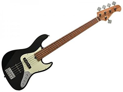 BACCHUS WJB5-630-RSM/M-Act BLK Universe Series 5-String Electric Bass From Japan