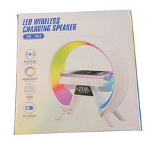 LED Wireless Charging Speaker 15 W White
