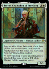 Trynn, Champion of Freedom M Commander 2020 1 FOIL Near Mint