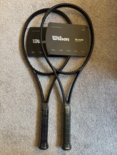 Tennis Racket Wilson Blade 98 V8 Noir All-Black Edition 16x19 (Grip size 4 3/8)