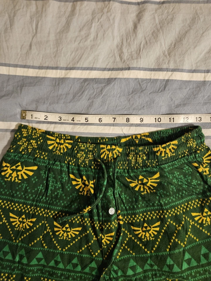 The Legend Of Zelda Nintendo Videojuego Pijama Salón Pantalones Patrón Vacaciones Talla S Foto 4 de 4