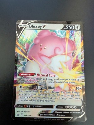 Blissey V 119/198 Swsh06: Sword & Shield - Chilling Reign Holo