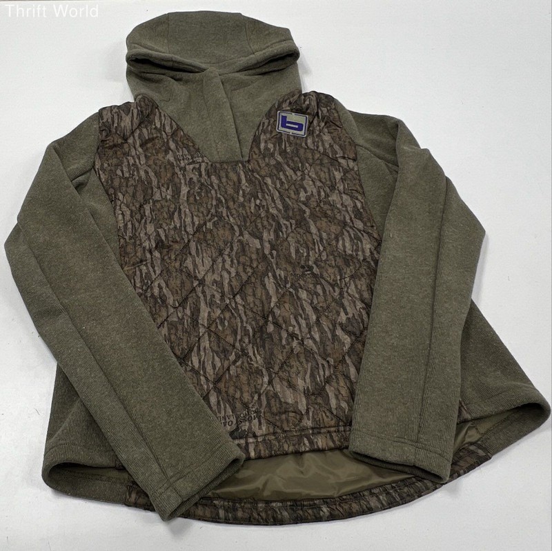 Banded Women's Kinetic Hybrid Hoodie Mossy Oak Bottomland Camo Insulated NWT L