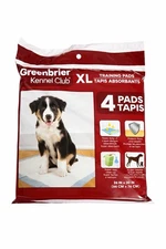 Washable Pee Pads for Dogs, 4 Pack Absorbent Reusable Training Dog Pads Pet Pupp