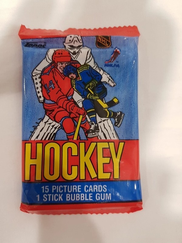 1984-85  Topps Hockey Cello Pack Yzerman Rookie ? Gretzky ? Messier ? Coffey ?