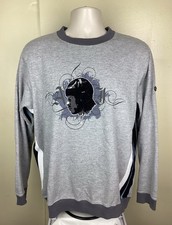 Vtg Y2K Reebok AI Allen Iverson Sweatshirt Shirt Gray Size M Answer NBA Player