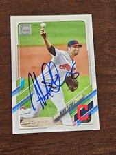 2021 Topps ADAM PLUTKO Indians In-Person Signed  AUTO