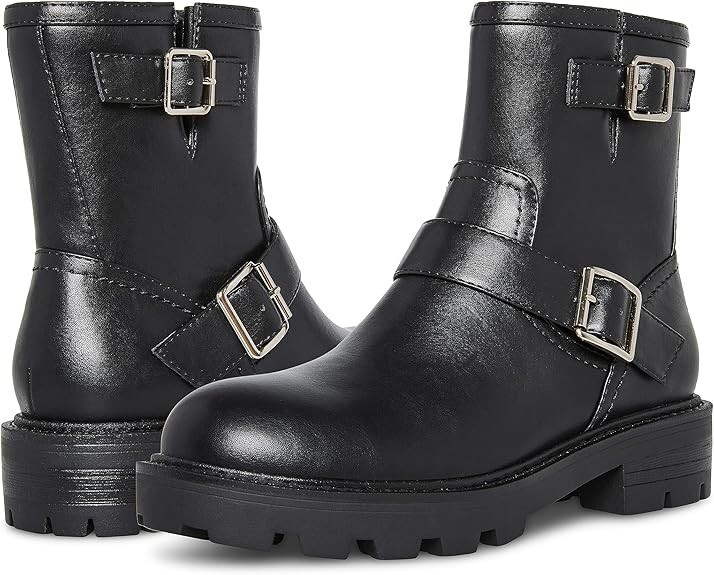 Madden Girl Women's Fareway Ankle Boot - Black Paris, Size 5.5