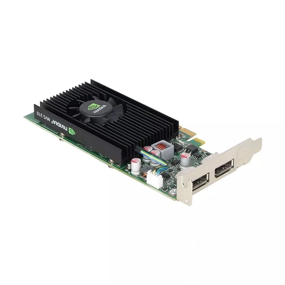Nvidia Quadro NVS310 1GB DDR3 Low Profile PCI-Express Graphics Card Dual Display - Image 2 of 3