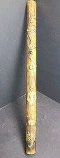 Vintage Mermaid, 24" BAMBOO Rain Stick W/ Jadete  Tourmaline