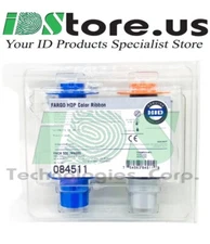 New Fargo 84511 YMCK Full Color Ribbon with Resin - 500 Prints - replaces 84051