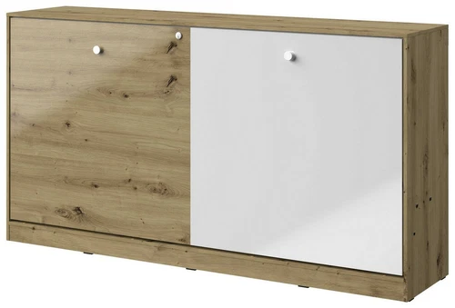 Schrankbett NERO16 Wandklappbett Schrankklappbett Wandbett Bett Horizontal90x200 - Bild 6 von 14