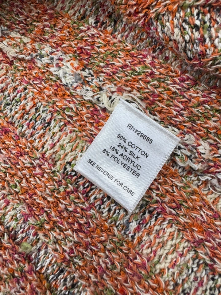 Chaqueta Pendleton Mujer Grande Pequeña Naranja Seda Tweed Blazer Abrigo Deportivo De Colección Años 90 Foto 4 de 4