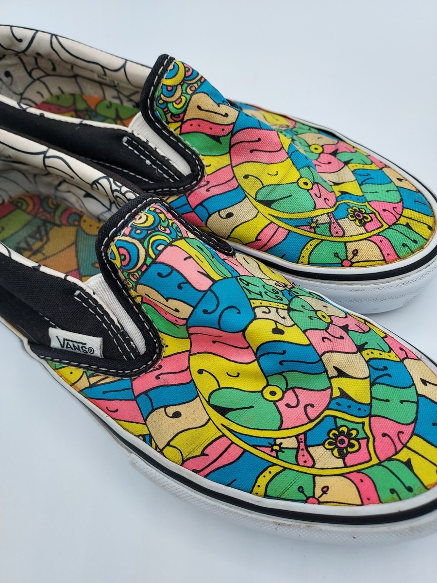 Vans Joel Tudor 2007 Slip On Rainbow RARE Unisex Size Women 