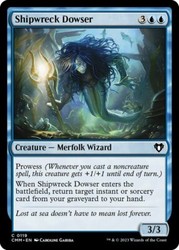 Shipwreck Dowser #119 Commander Masters Magic: The Gathering