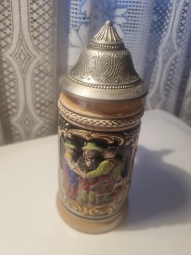 Chope à bière allemande Gerz vintage : grès Handarbeit - France