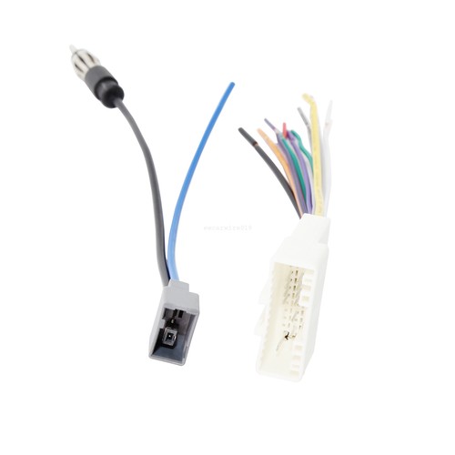 Conector de arnés de cables de radio estéreo de repuesto + adaptador de antena para infiniti G37 - Imagen 3 de 6