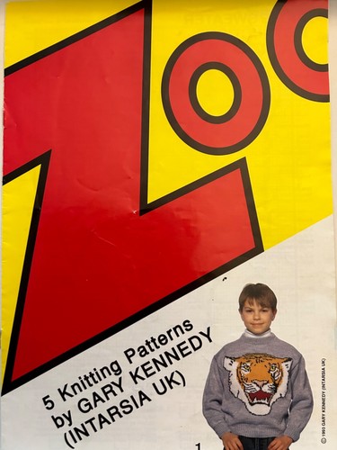 Gary Kennedy Intarsia Knitting Pattern Booklets. Vintage Used. - Picture 5 of 16