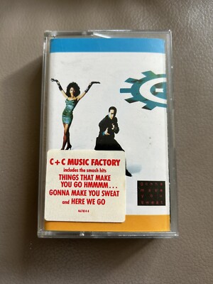 C+C MUSIC FACTORY - GONNA MAKE YOU SWEAT     CASSETTE ALBUM 1990 HIP HOP, HOUSE