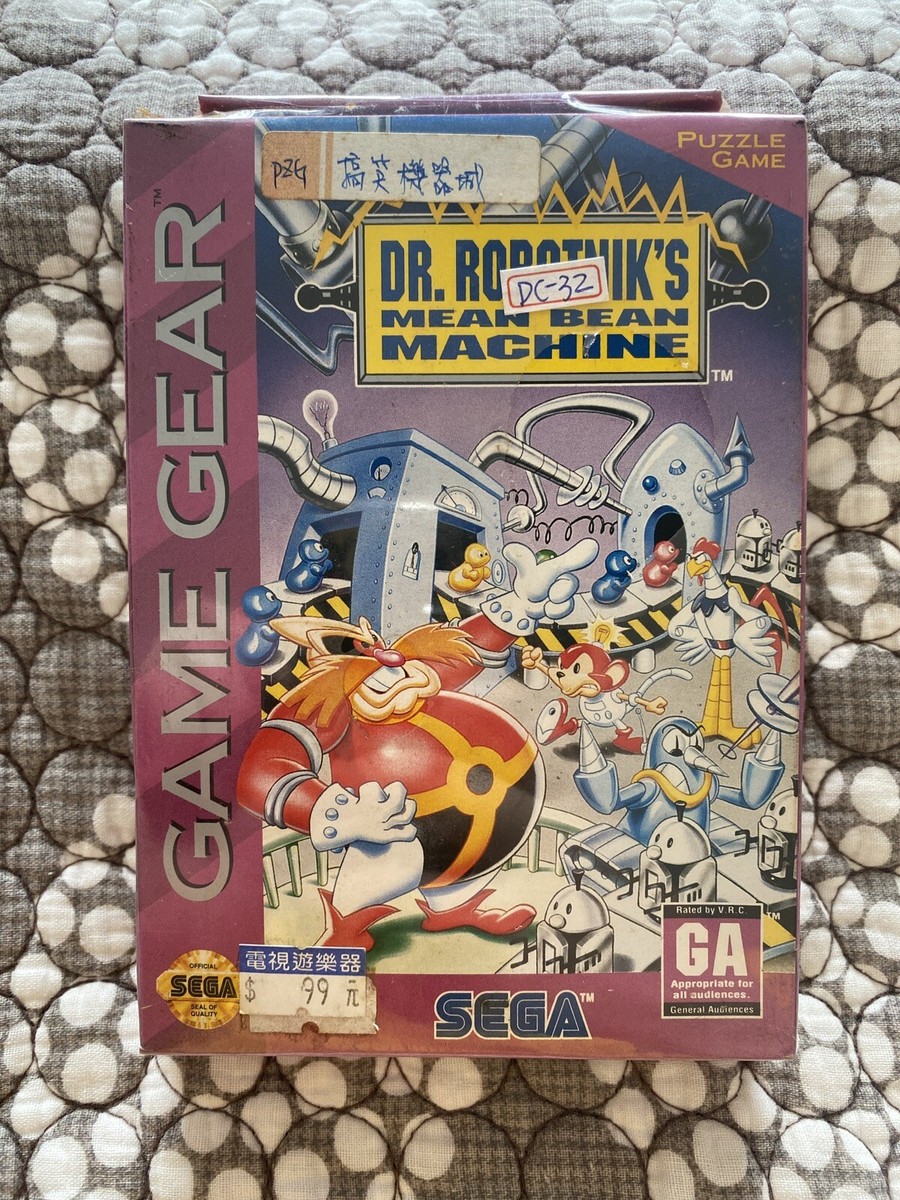 SEGA Game Gear GG- Dr. Robotnik's Mean Bean Machine | eBay