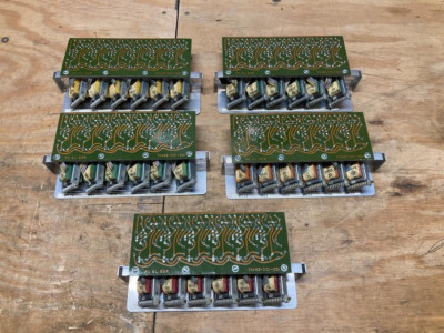 Lot of 5 Vintage Organ Coil Transformers Capacitors Pulled from Conn Organ