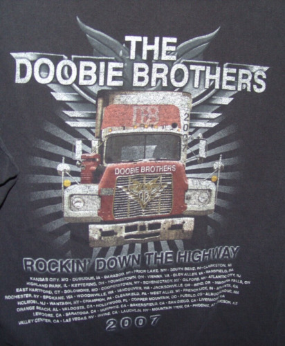 Doobie Brothers Bros Rockin Down The Highway T-shi