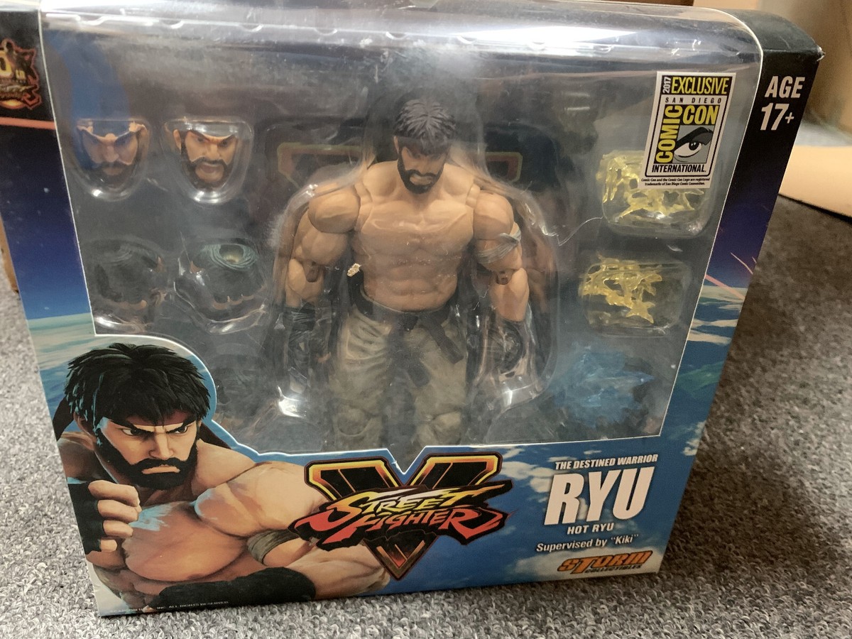 DAMAGED* Street Fighter V: Hot Ryu SDCC 2017 Exclusive 1/12