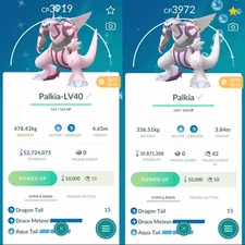 Pokemon Palkia LV40 Unlock 3moves - TRA'DE GO - Read item Description