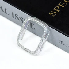 1x/2x For Apple Watch Series 10 9 8 7 6 5 4 3 2 1 SE Ultra Diamond Bumper Case