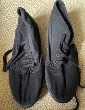 Image of Fred Perry High Rise Casual Shoes - Black - UK Size 10