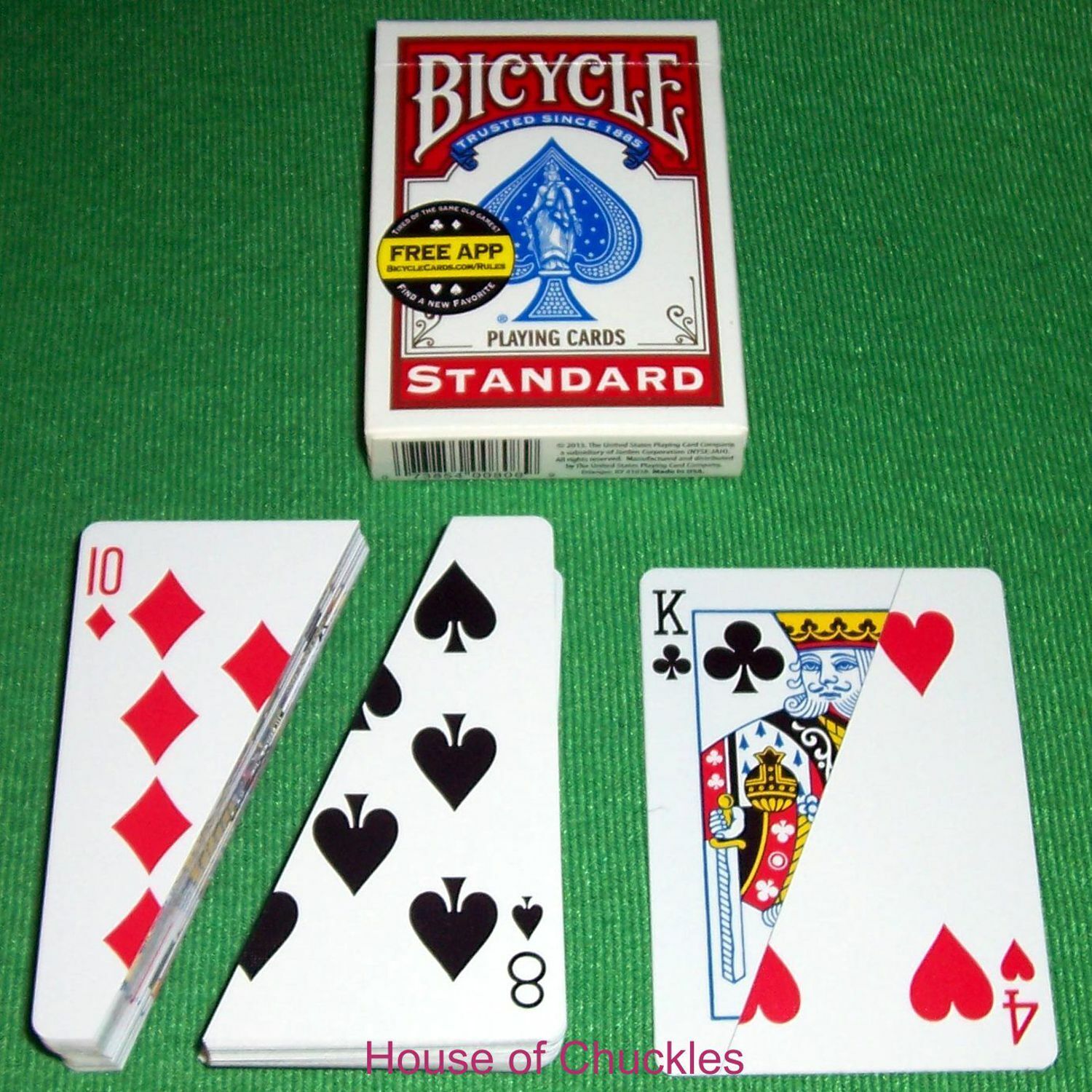 Jumbo Banana Split Playing Card Deck - Magic Trick - Bicycle Big Box -  Comedy