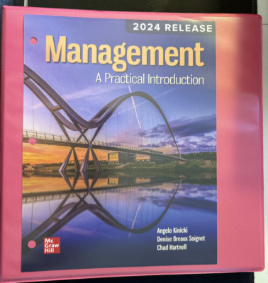 Management: A Practical Introduction - 2024 Release - Looseleaf