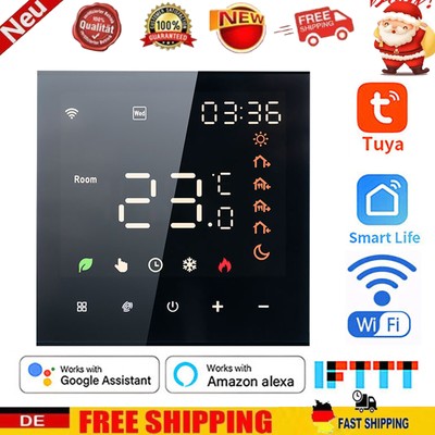 WIFI LCD Smart Thermostat Raumthermostat Raumregler Fußbodenheizung APP Control