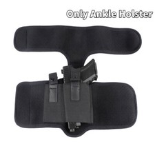 Tactical Concealed Ankle Holster Pouch Elastic Leg Pistol Hunting Carry Bag