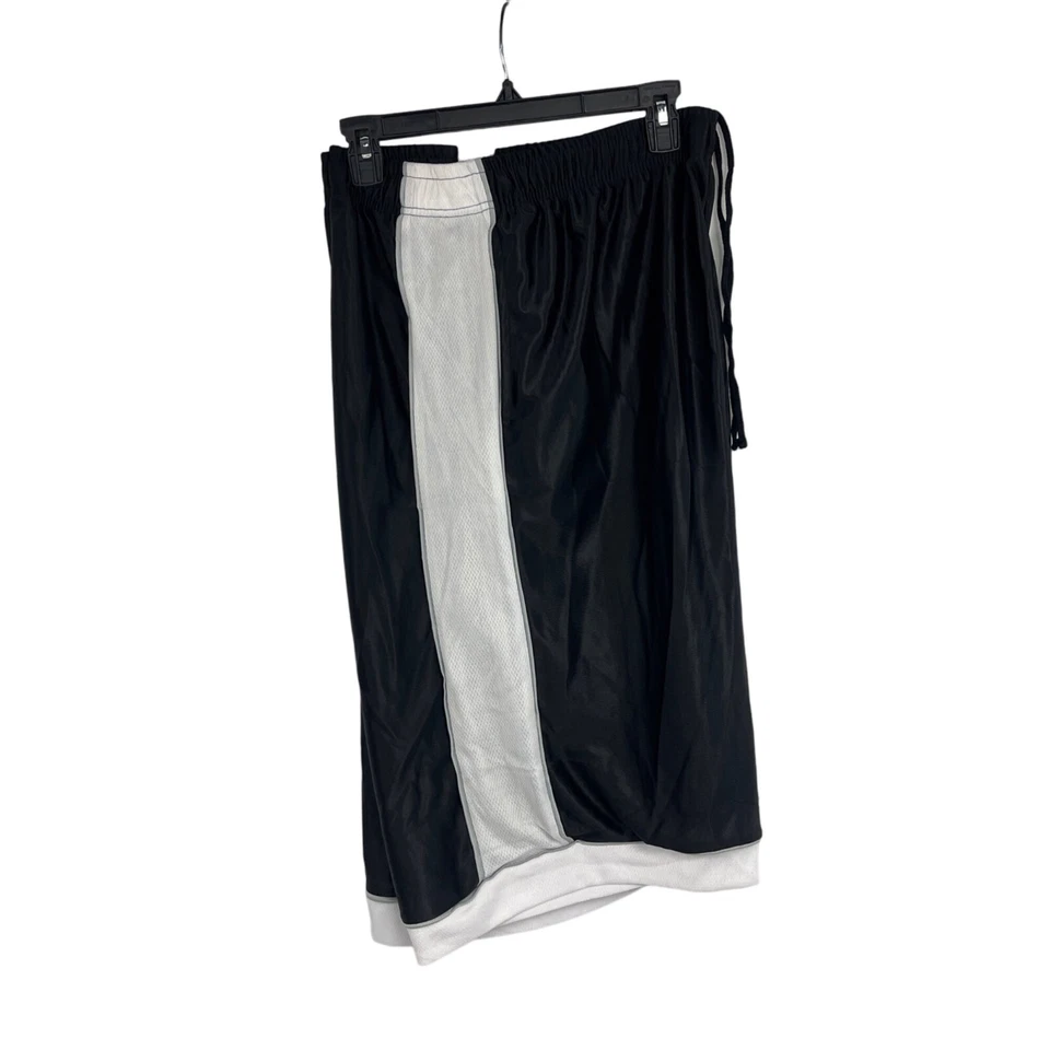 Pantalones cortos de baloncesto Nothin But Net NBN Gear para hombre gris y negro Foto 4 de 4